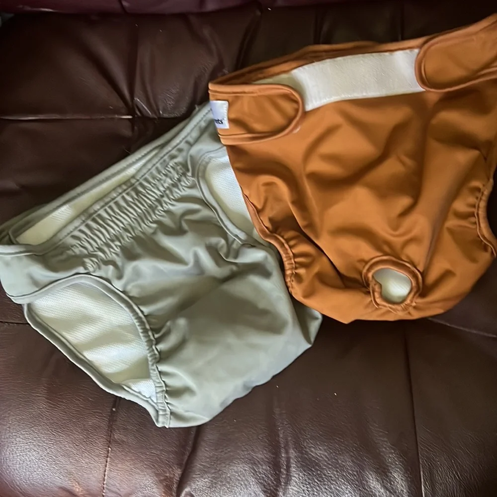 Six pack lot of parents dog diapers, size L?